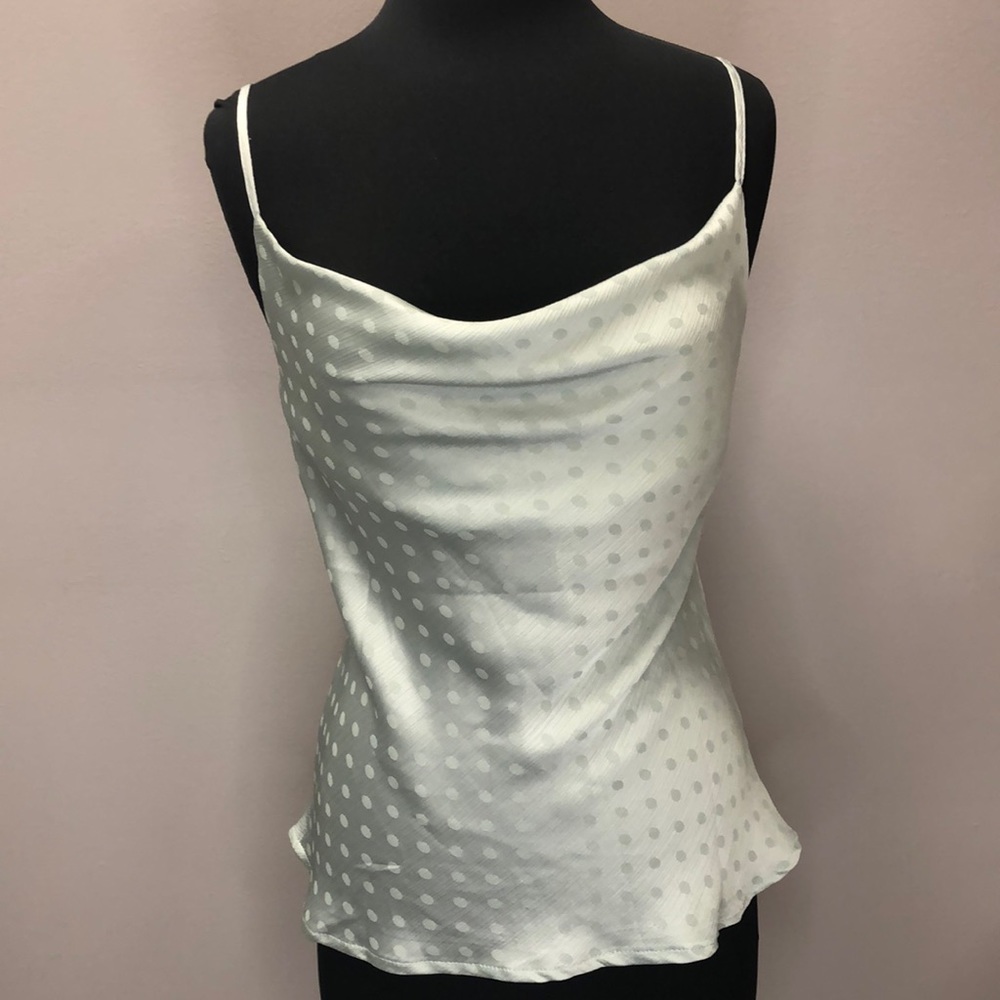 Glam Cowl Neck Cami - Seafoam Green - Medium